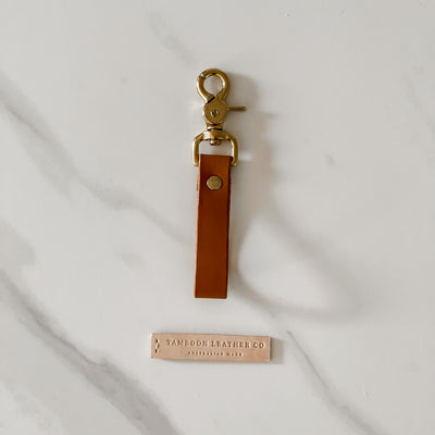 Utility Leather Key Tag