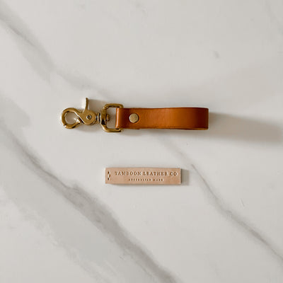 Utility Leather Key Tag