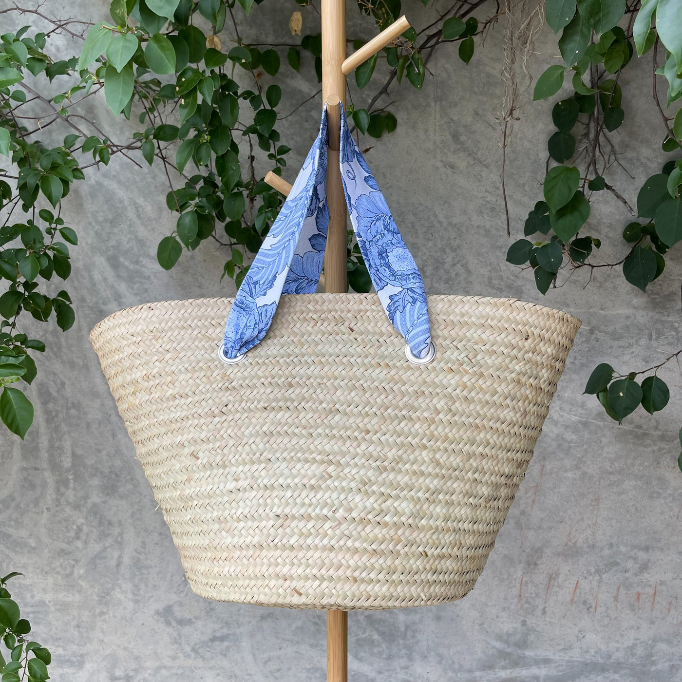 Goodman Market Basket | Summer Blue & White Floral