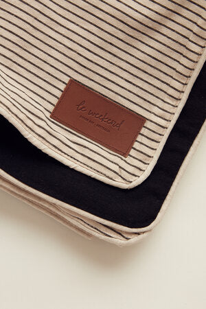 French Pinstripe Picnic Rug