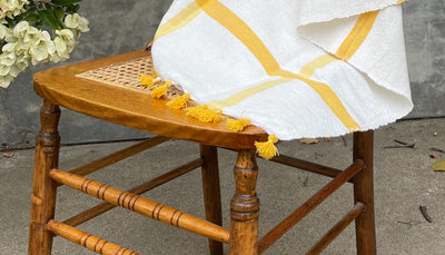 Saffron Yellow Hand Towel